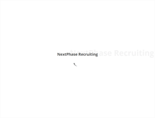 Tablet Screenshot of nextphase-recruiting.com